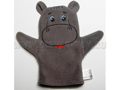 Кукла рукавичка "Бегемот"