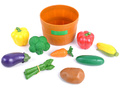 Игровой набор "Овощи в ведерке" (10 элементов)