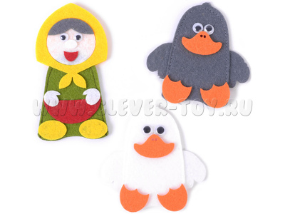 Пальчиковый театр "Жили у бабуси"