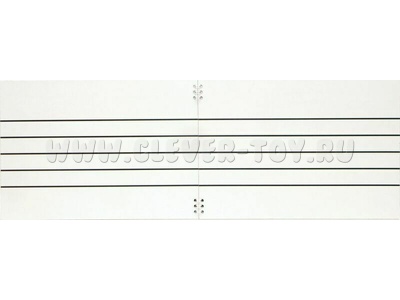 Настольное мягкое магнитно-маркерное поле с нотным станом