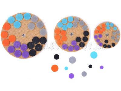 Набор Разноцветные кружки 2 (оранж, фиол, голуб, сер, черн)