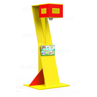 Интерактивный пол "Горизонт" на стойке с планшетом