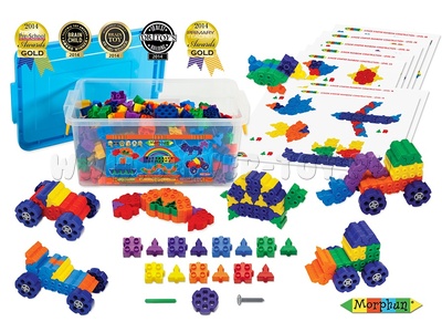 Конструктор Morphun Junior Starter Rainbow 500 Set «ПРОектирование Радуга» 500 деталей