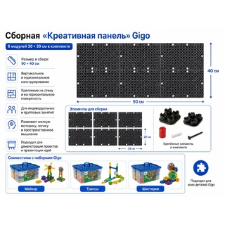 Сборная "Креативная панель" для конструирования