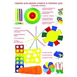 Набор для спорта в группах ДОУ (средняя группа)